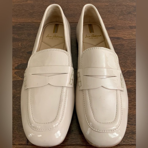 Sam Edelman Tucker Linen Slip On Flat Leather Fashion Dress Loafers Size 7 NWOB - Picture 7 of 12